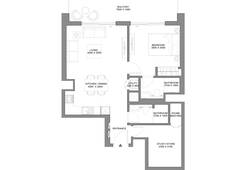 [Translate to ru:] 1,5 bedroom apartment